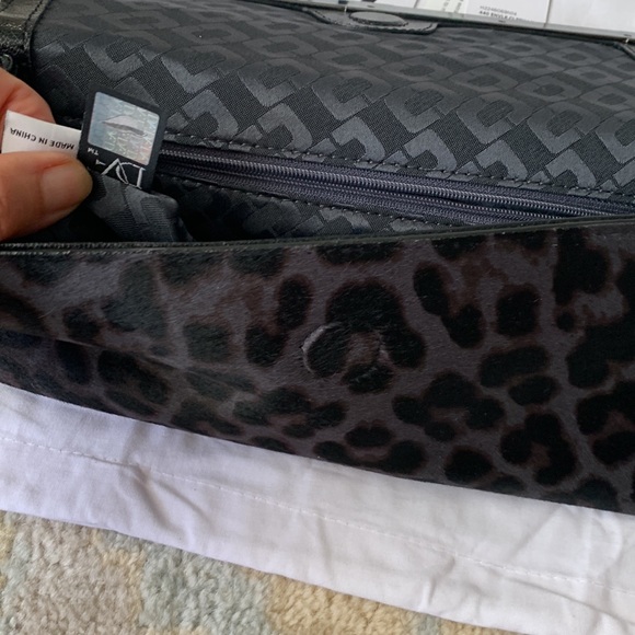 Diane von Furstenberg DVF 440 envelope clutch Leo haircalf - Picture 5 of 7